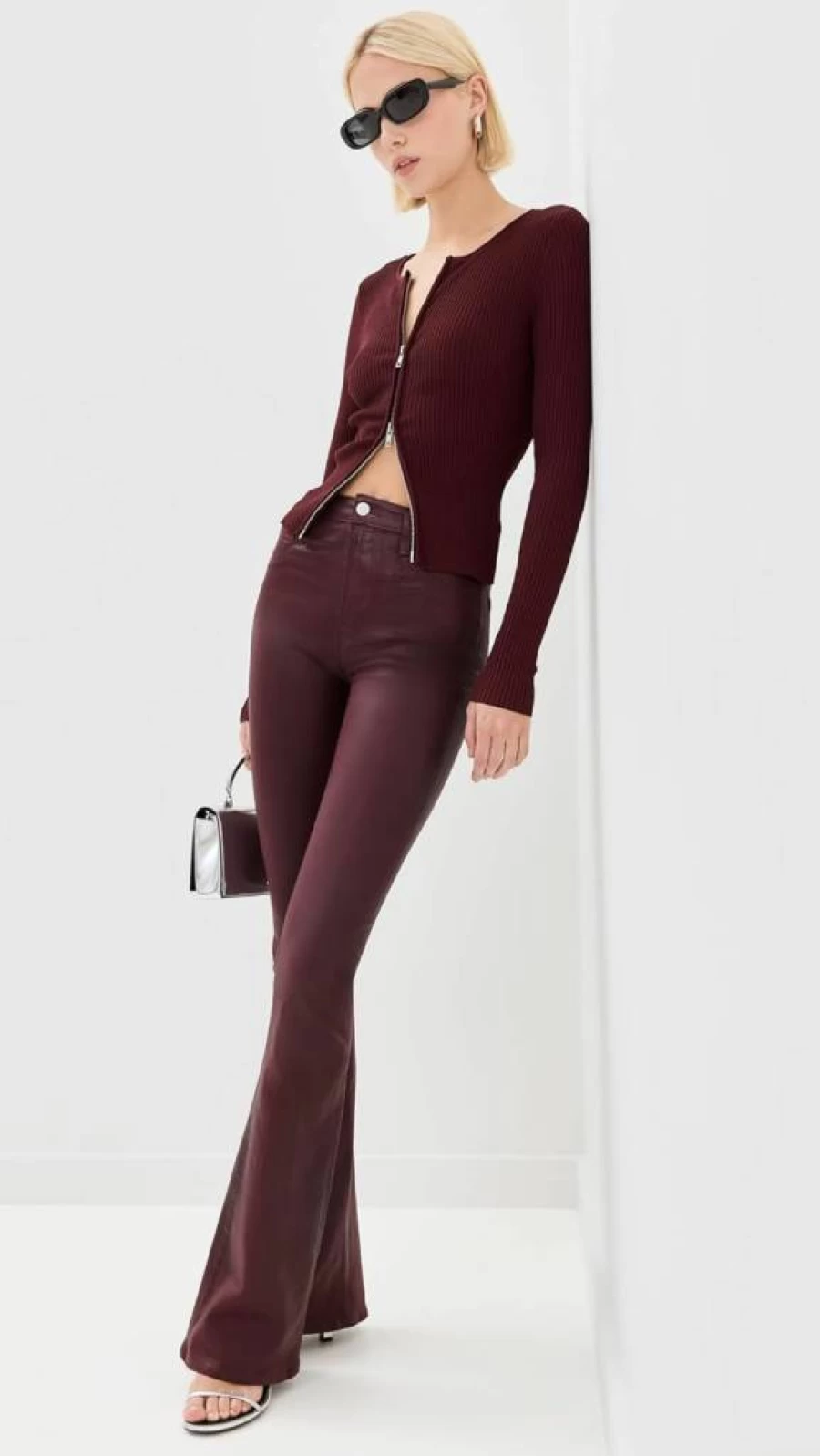 L'AGENCE Women's Marty High-Rise Flare Jeans - Stretch Denim Bootcut Pants for Women