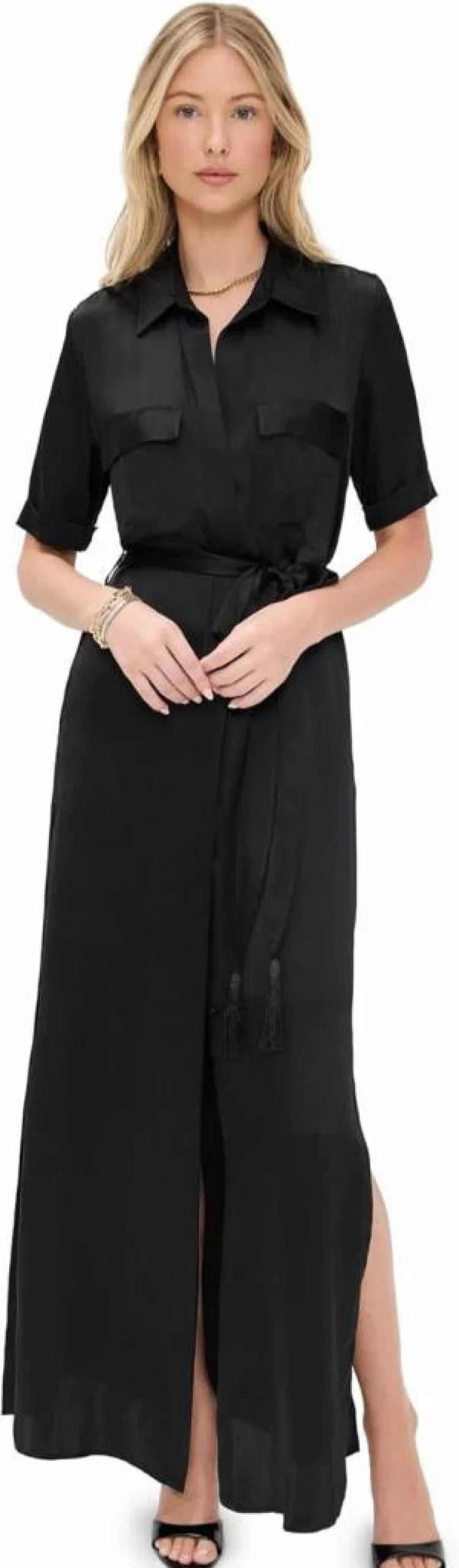 L'AGENCE Women's Klement Tassel Belt Dress | Elegant & Stylish Women's Dress