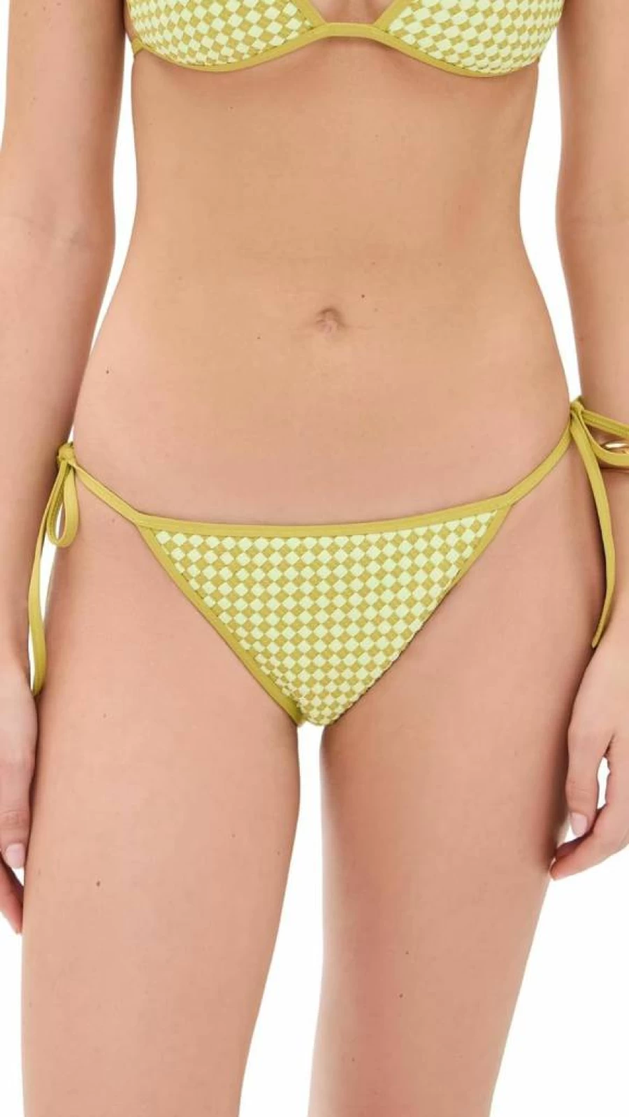 Solid & Striped Women's Iris High-Waisted Bikini Bottoms - Striped Swimwear Bottom