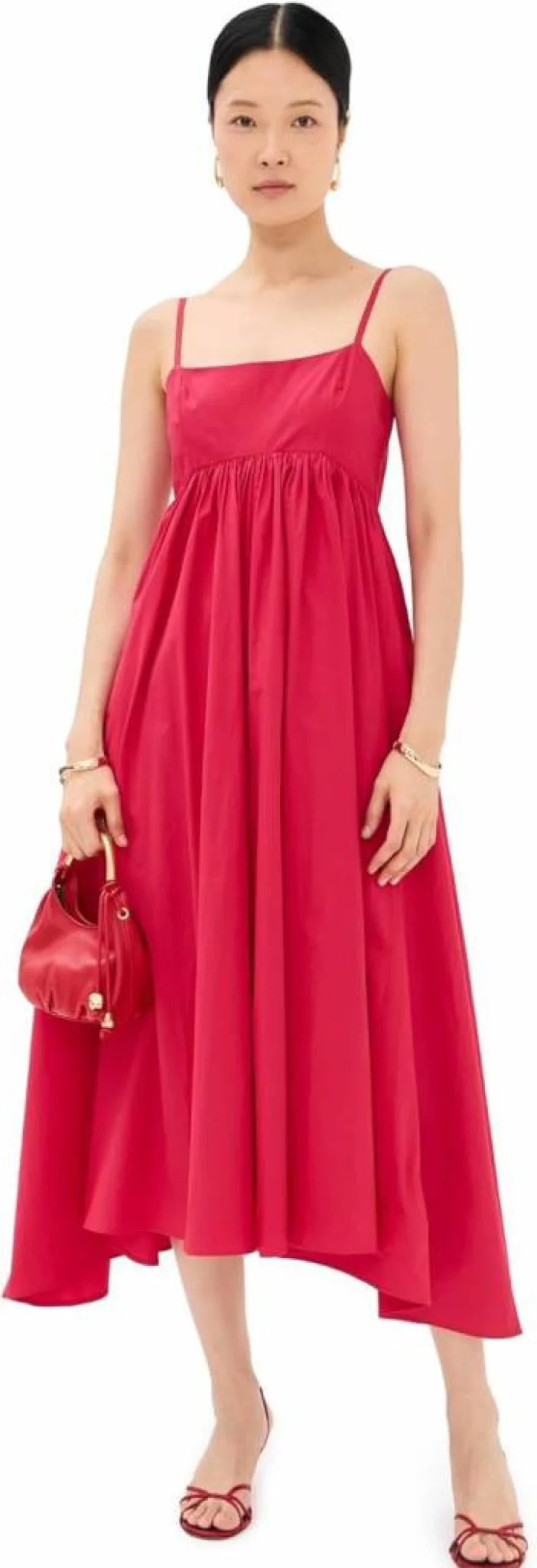 Azeeza Women's Rachel Midi Dress - Elegant Flowy Boho Chic Summer Casual Long Dress
