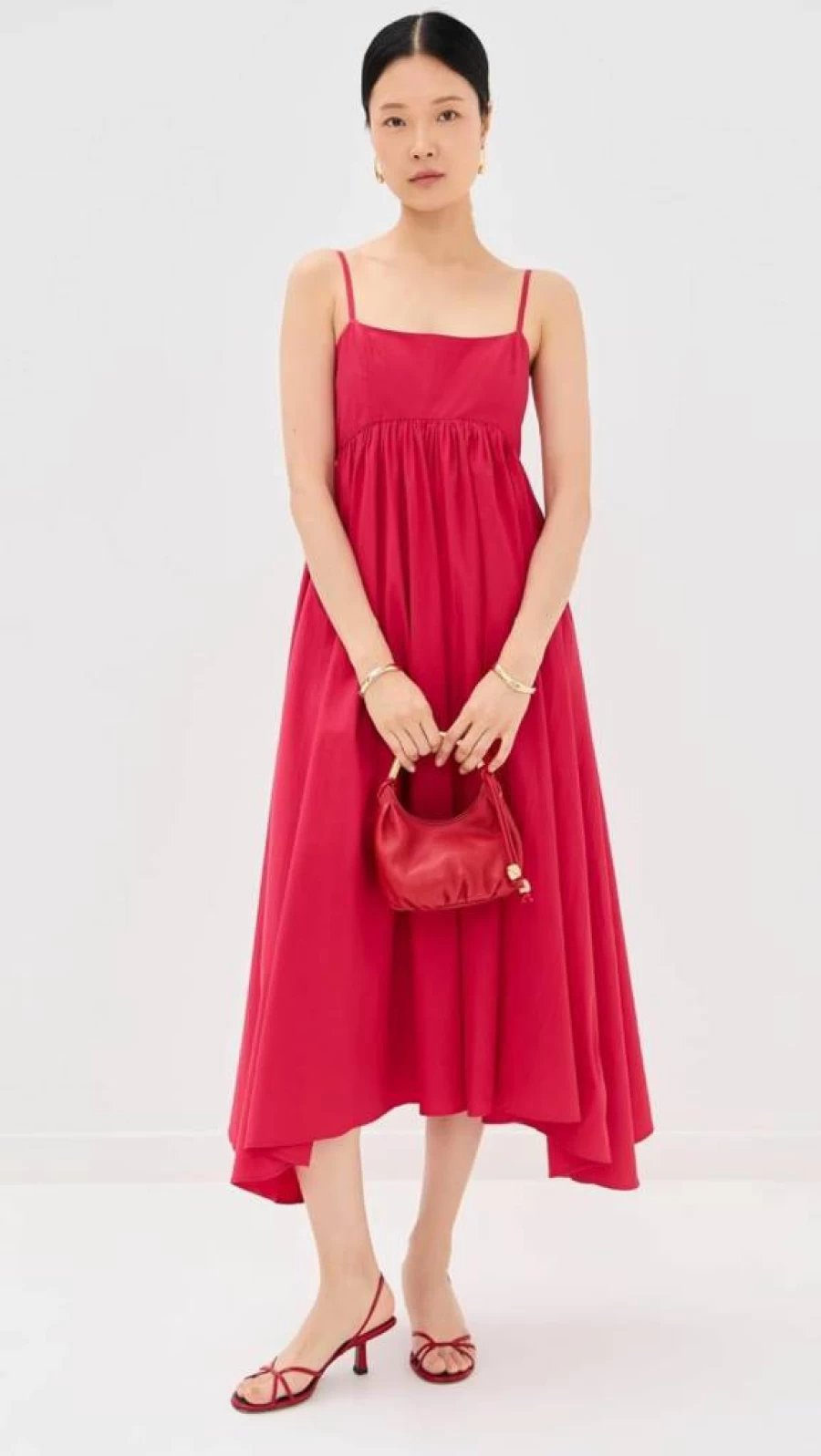 Azeeza Women's Rachel Midi Dress - Elegant Flowy Boho Chic Summer Casual Long Dress