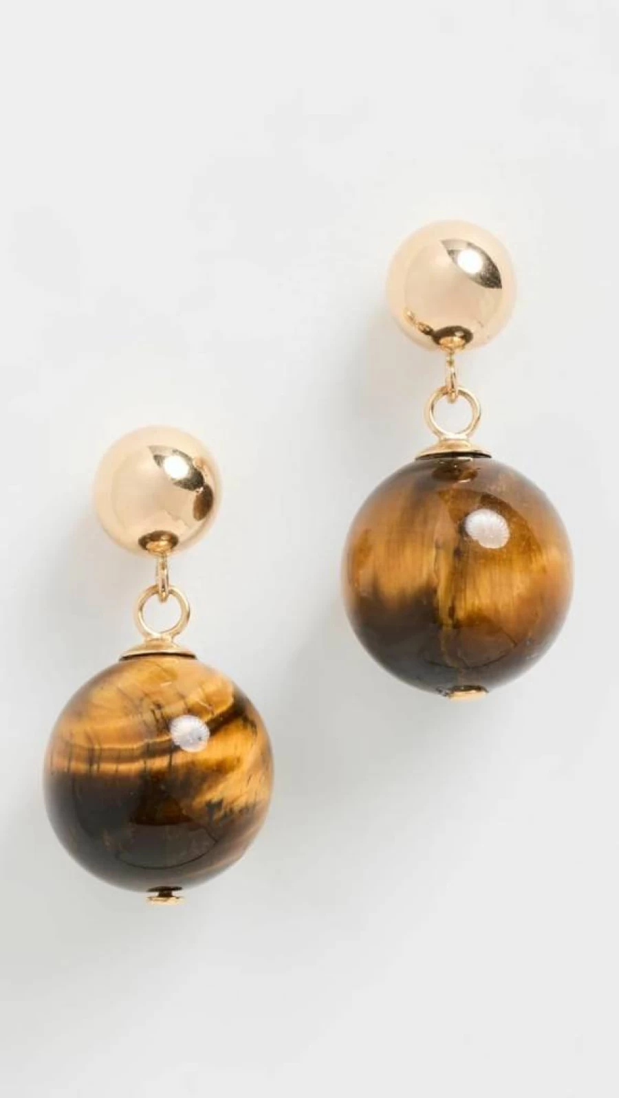 SHASHI Women's Rio Hoop Earrings - Gold-Tone Bohemian Dangle Earrings for Women