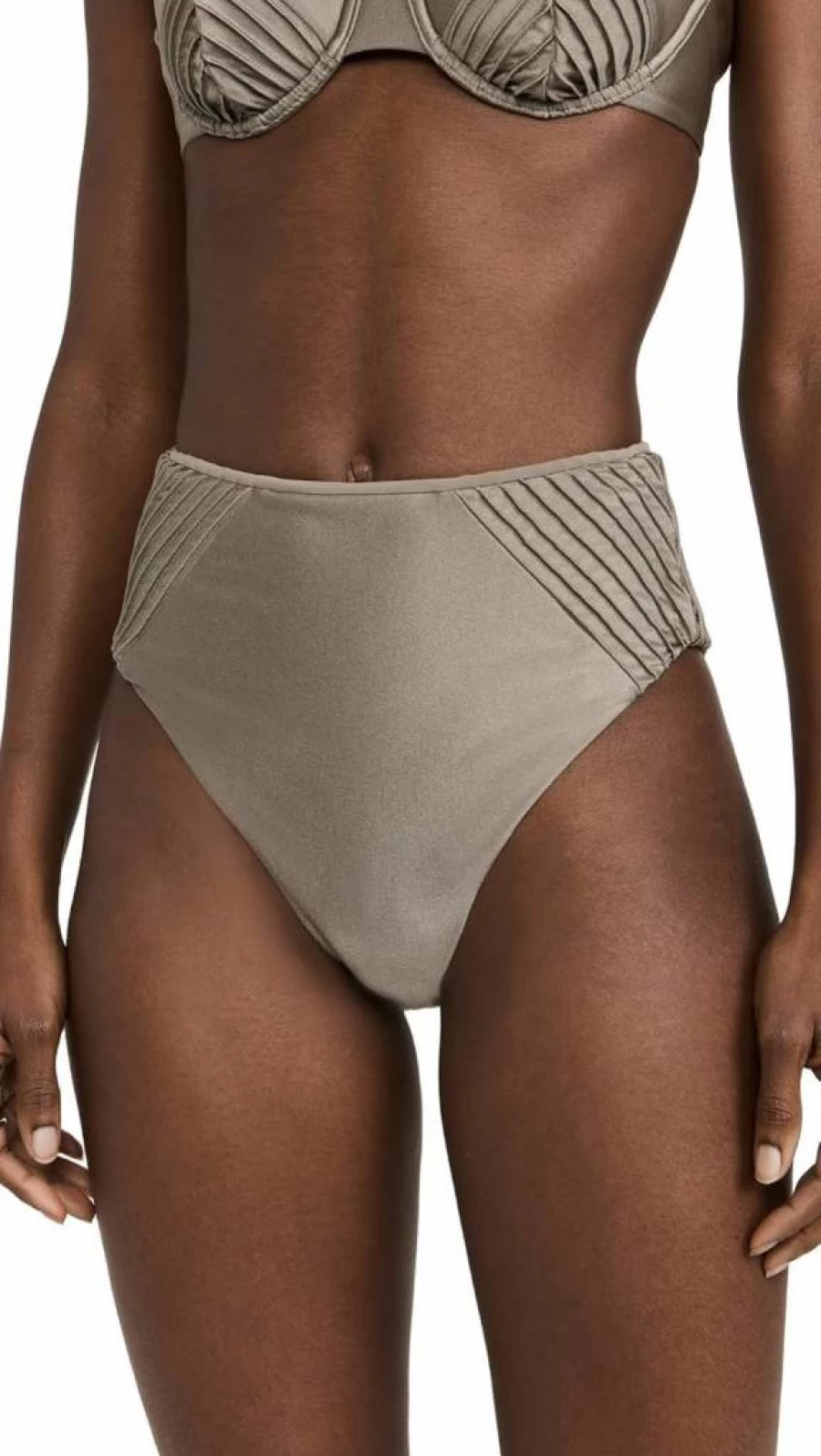 Devon Windsor Women's Birdie Bikini Bottoms | High-Waisted Swimwear | Beach Vacation Essentials