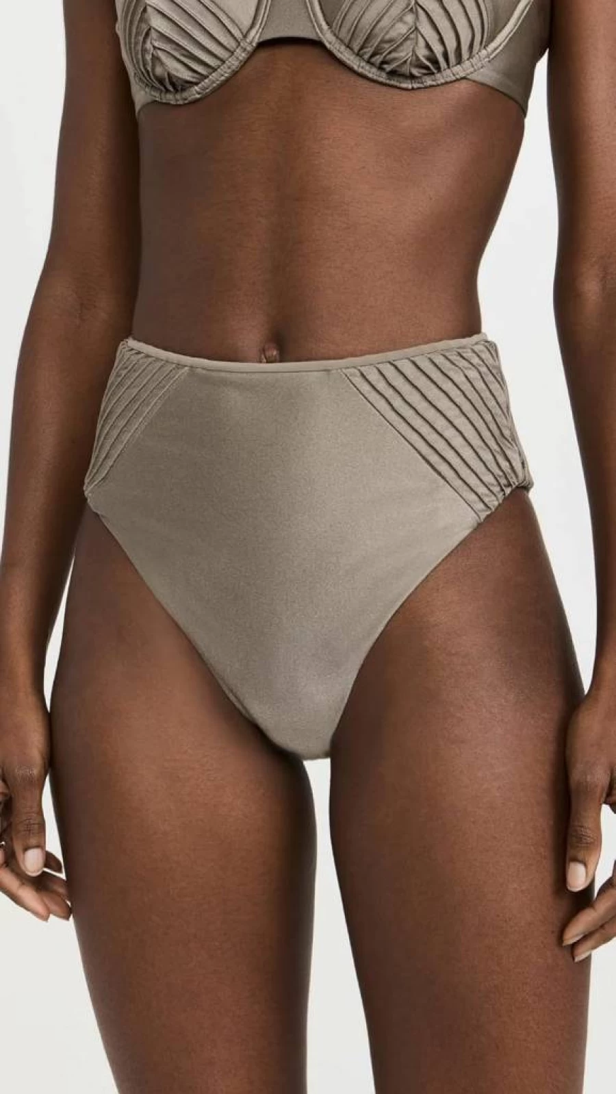 Devon Windsor Women's Birdie Bikini Bottoms | High-Waisted Swimwear | Beach Vacation Essentials