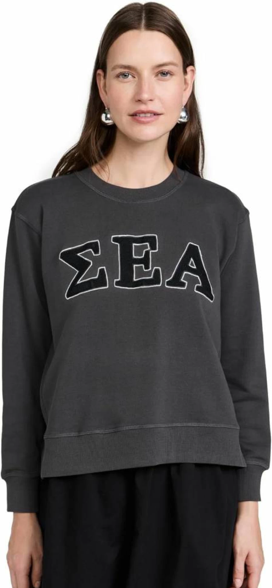 Sea Women's Adonis Embroidered Sweatshirt - Stylish Casual Pullover with Unique Design