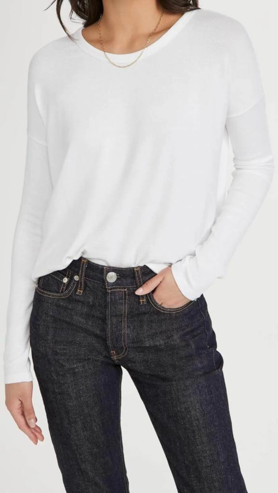 Rag & Bone Women's Knit Long Sleeve Top - Soft Crewneck Sweater for Women