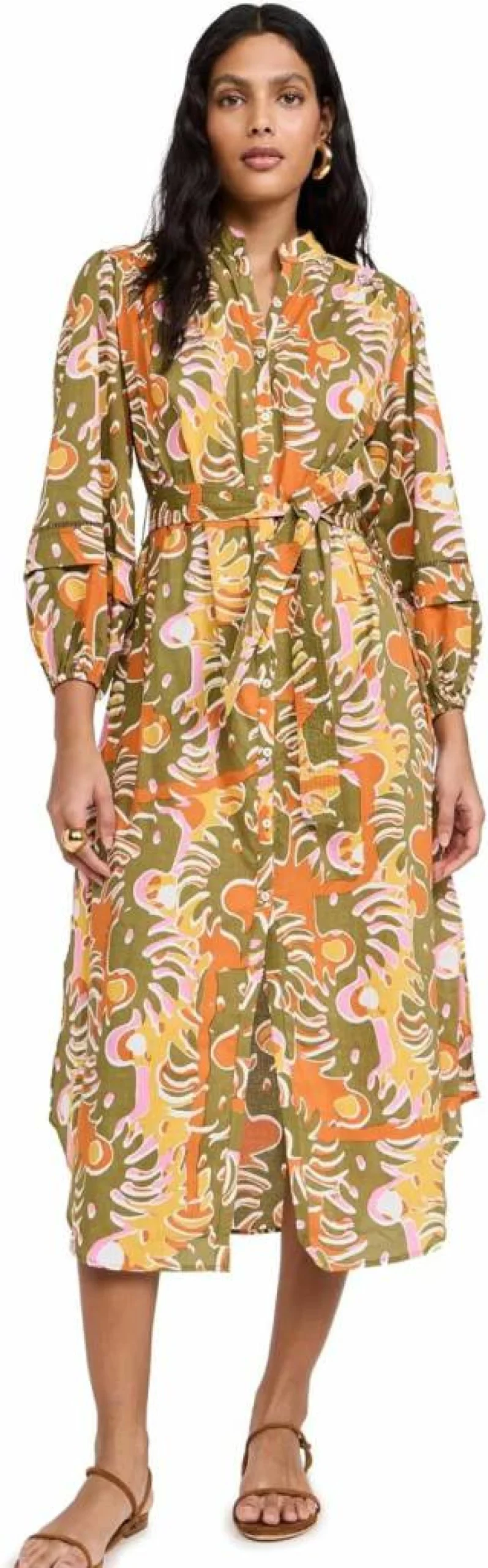 Poupette St Barth Women's Long Cathy Dress - Elegant Boho Chic Maxi Dress for Women