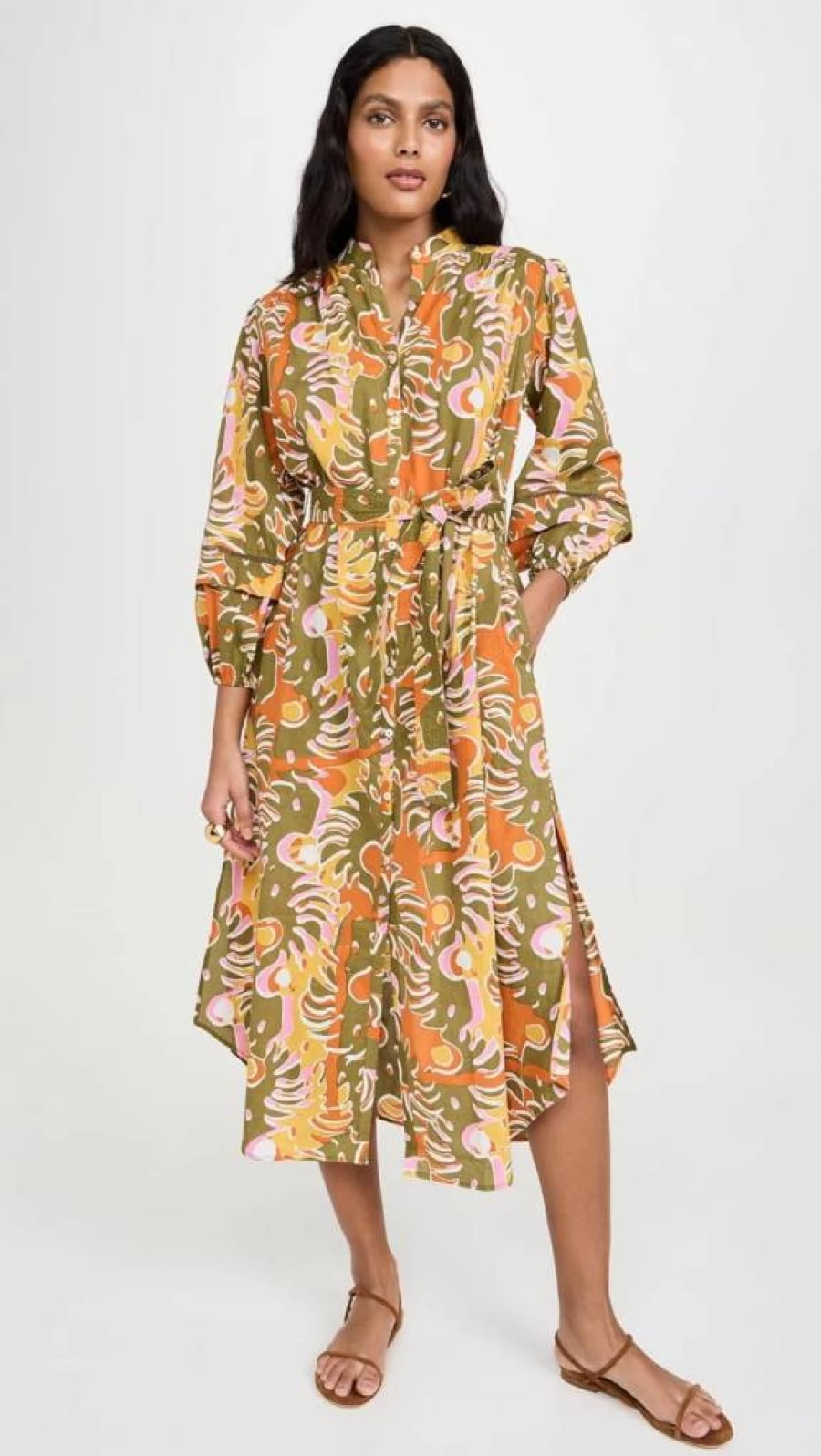 Poupette St Barth Women's Long Cathy Dress - Elegant Boho Chic Maxi Dress for Women
