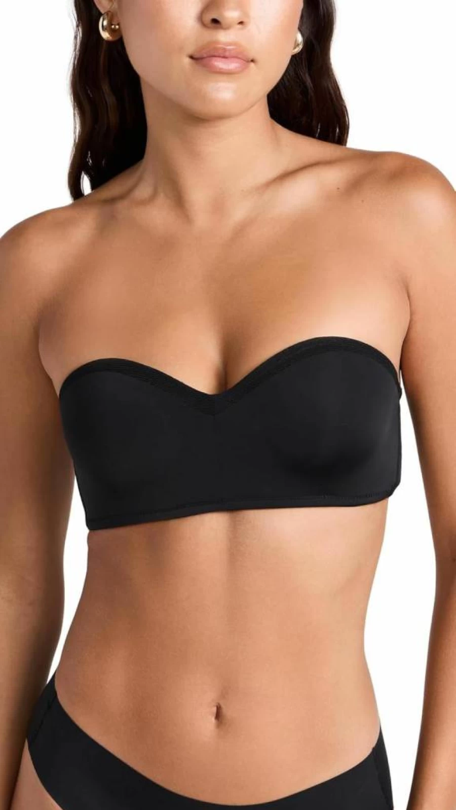 LIVELY Wireless Strapless Sticky Bra for Women - No-Slip Silicone Adhesive Support, Comfortable No Underwire Push Up Bra