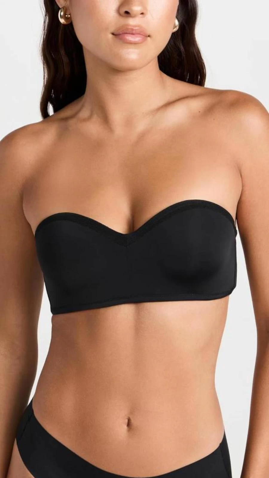 LIVELY Wireless Strapless Sticky Bra for Women - No-Slip Silicone Adhesive Support, Comfortable No Underwire Push Up Bra