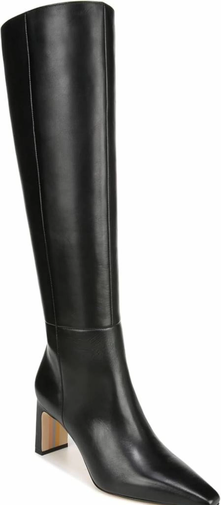 Sam Edelman Women's Sylvia Knee High Boots | Leather Riding Boots | Fashionable Women's Knee-High Boots