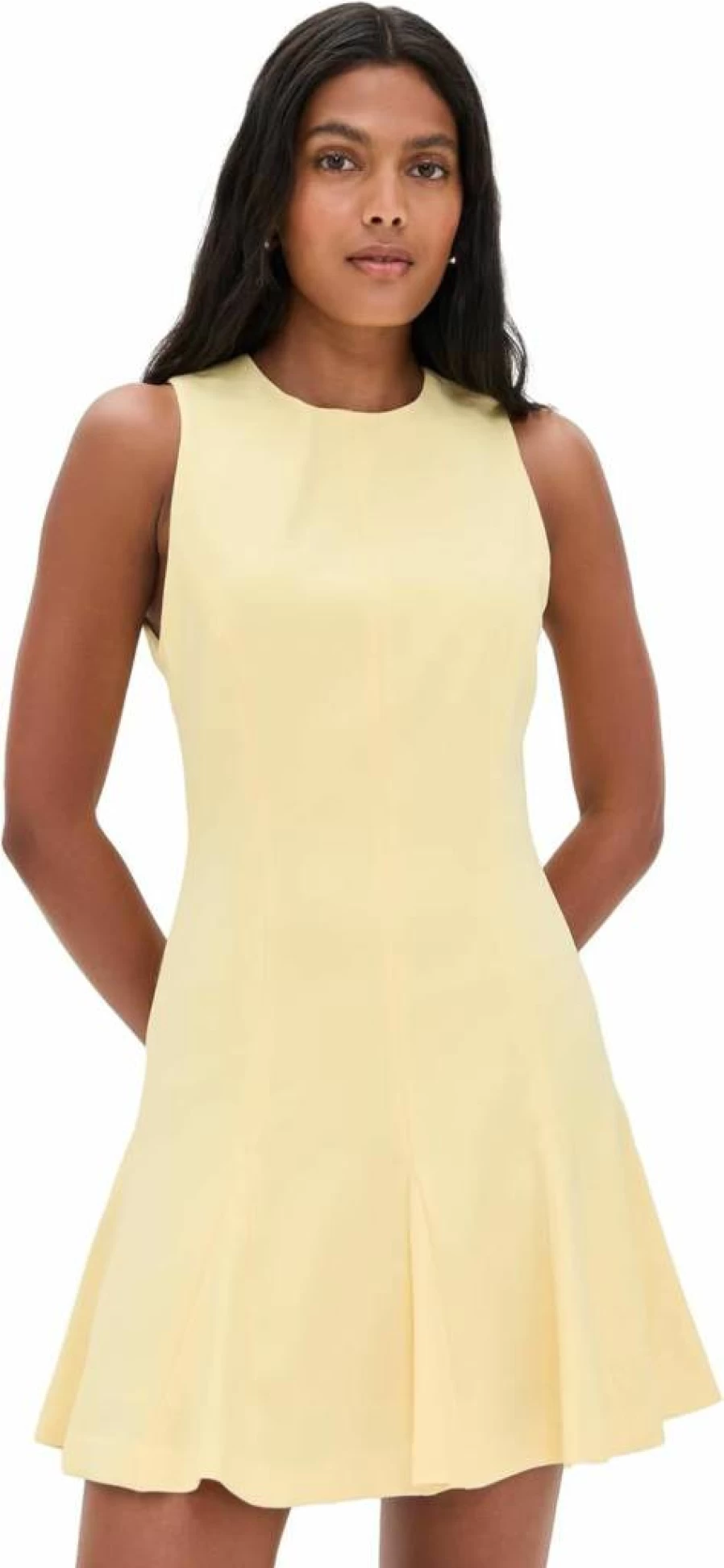 Alice + Olivia Isabelle Seamed Flare Mini Dress - Women's Stylish A-Line Party Outfit