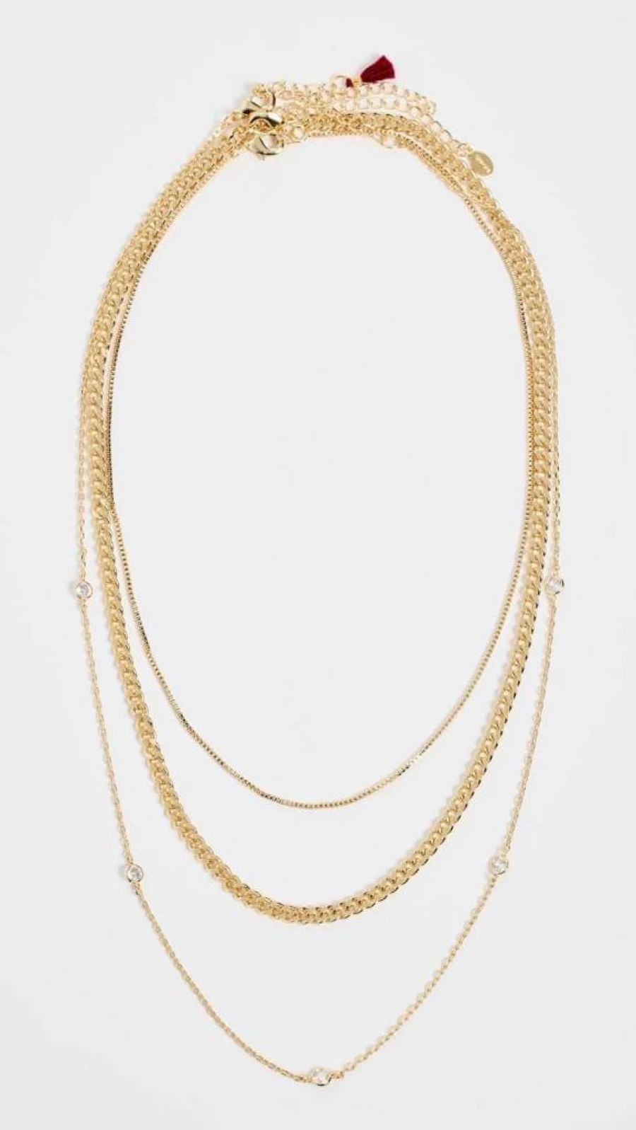 SHASHI Emily Layered Necklace for Women - Elegant Layered Chain Jewelry