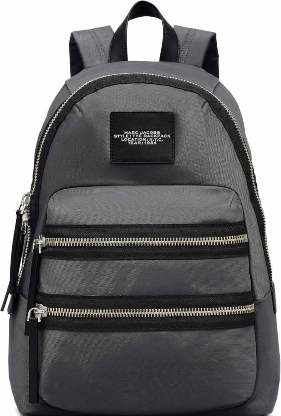 Marc Jacobs The Large Backpack for Women - Spacious Black Designer Backpack, One Size Fits All