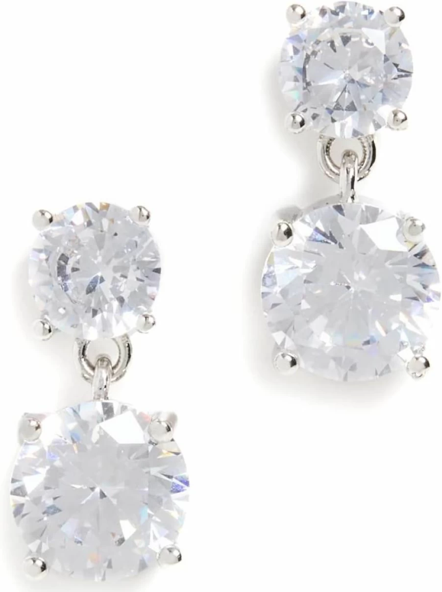 SHASHI Women's Cubic Zirconia Drop Earrings - Elegant CZ Dangle Earrings for Women