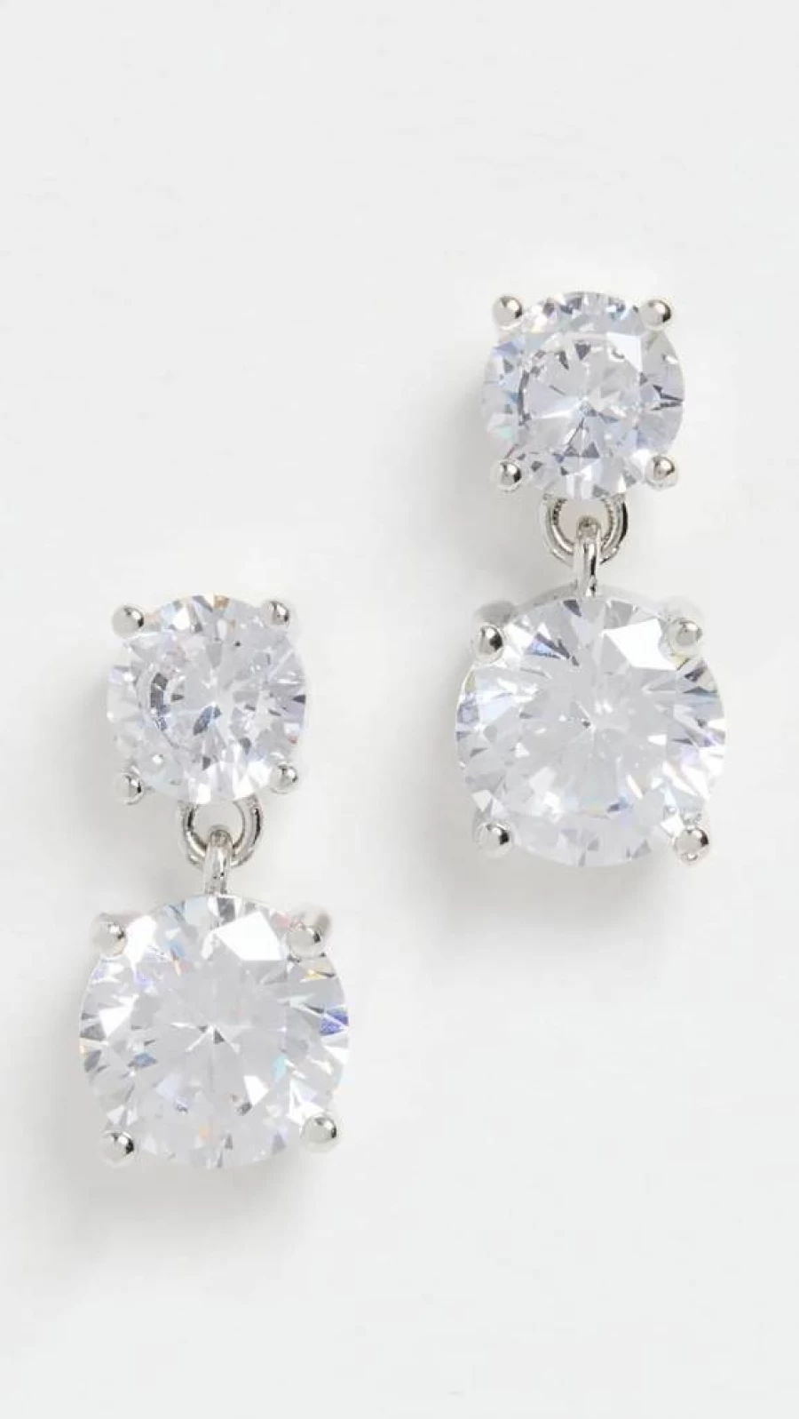 SHASHI Women's Cubic Zirconia Drop Earrings - Elegant CZ Dangle Earrings for Women
