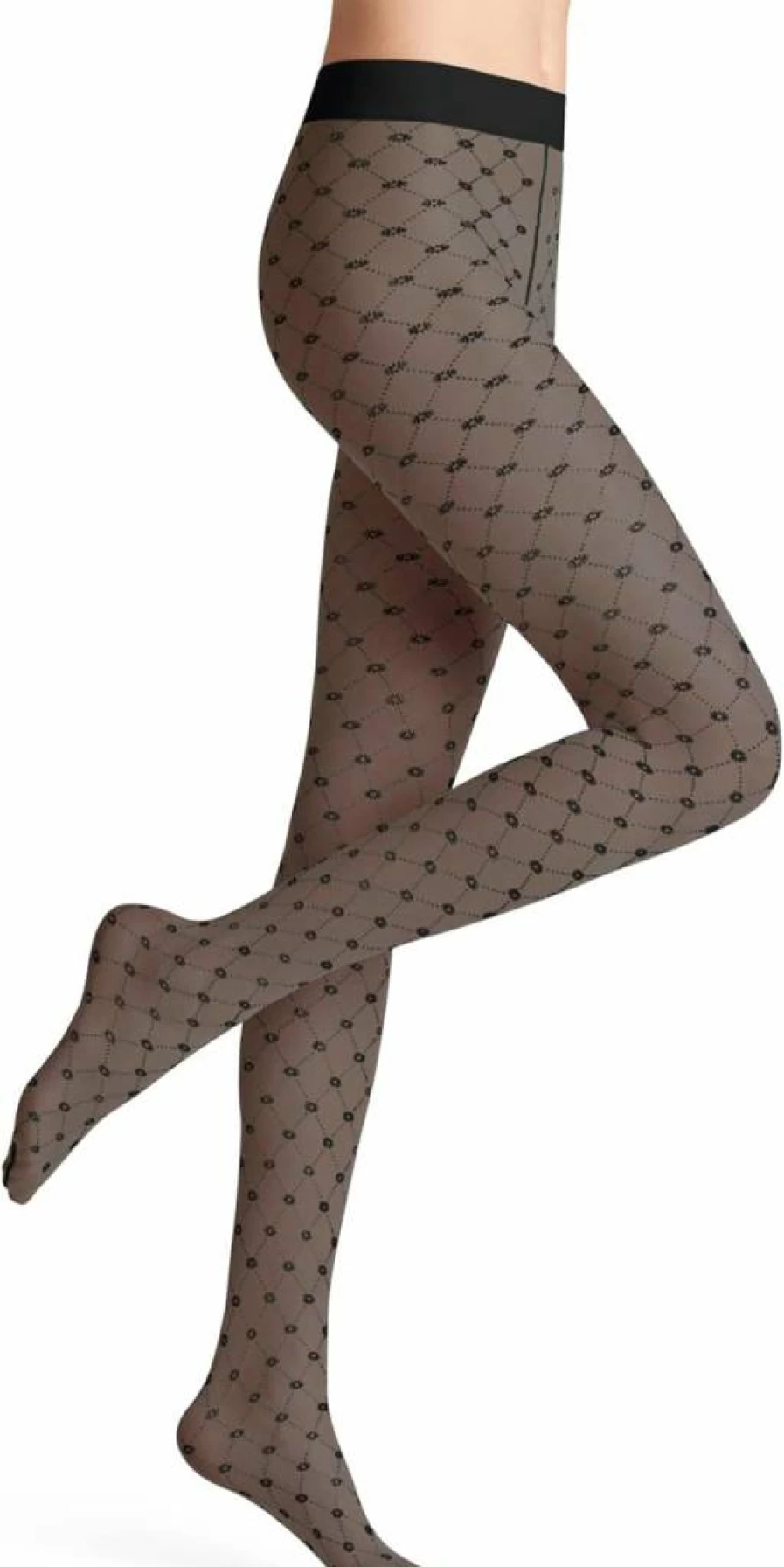 FALKE Women's Eternal 20 Denier Patterned Tights - 3-Pack Sheer Hosiery for Everyday Comfort