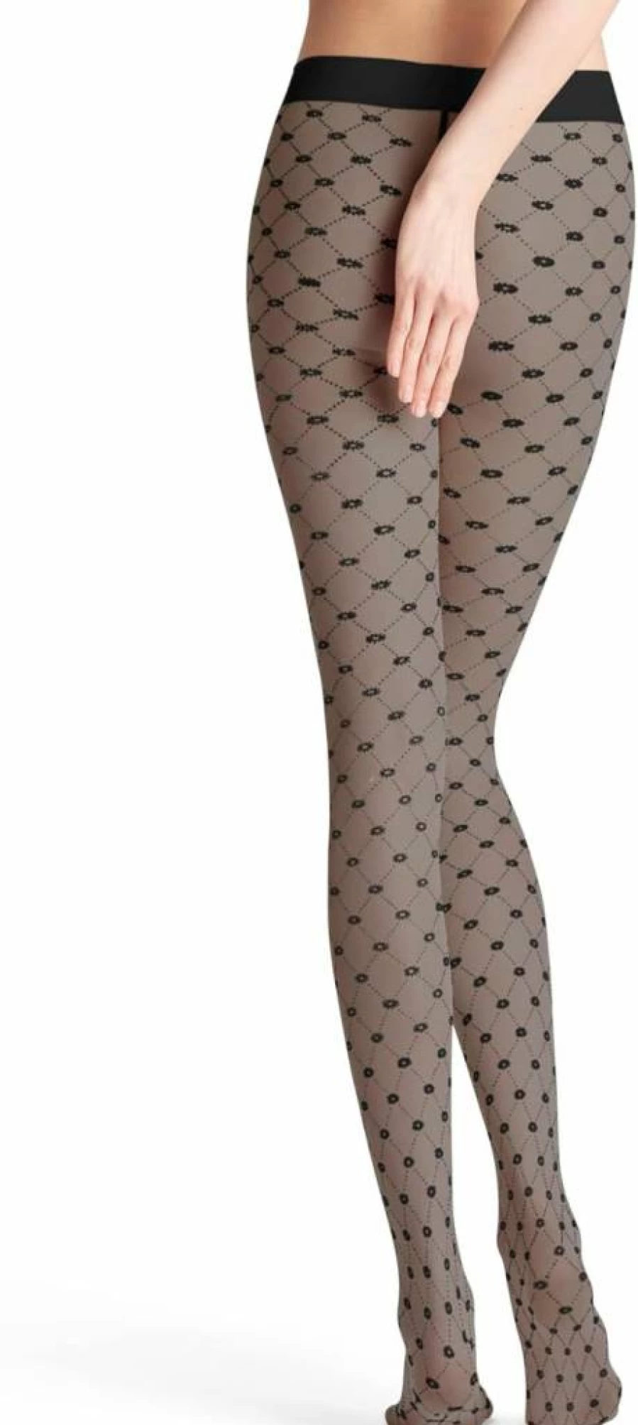 FALKE Women's Eternal 20 Denier Patterned Tights - 3-Pack Sheer Hosiery for Everyday Comfort