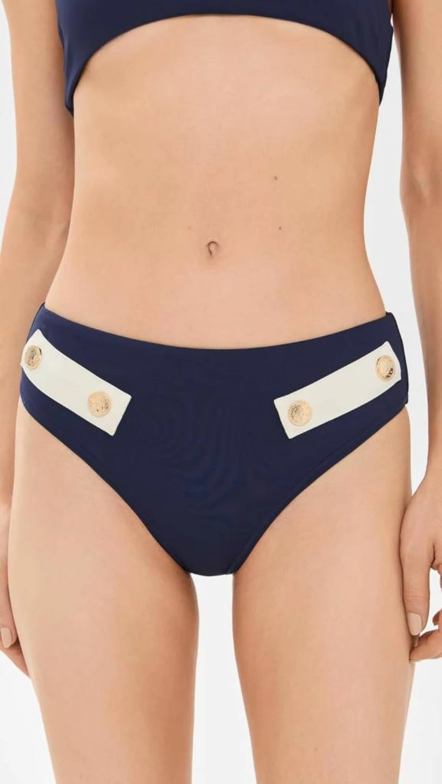 Caroline Constas Women's Alva High-Waisted Bikini Bottoms - Swimwear Beach Vacation Essentials