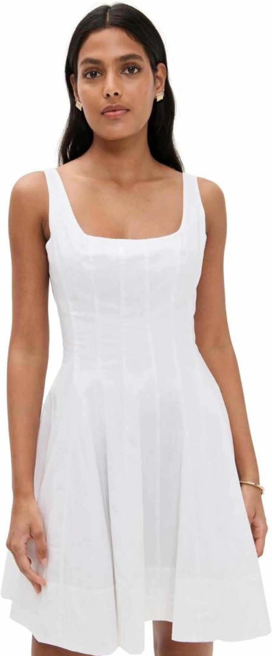 STAUD Wells Mini Dress for Women | Stylish & Elegant Short Dress