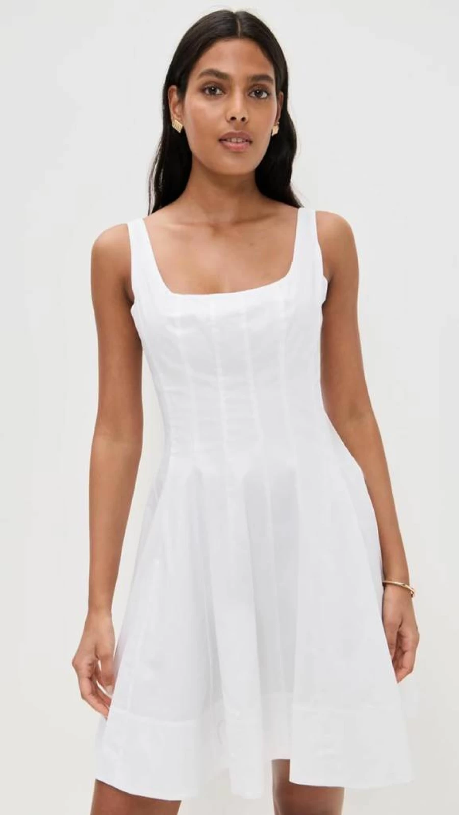 STAUD Wells Mini Dress for Women | Stylish & Elegant Short Dress