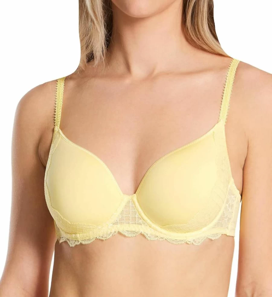 Simone Perele Women's Reve 3D Plunge Bra - Lace Underwire Push-Up Lingerie