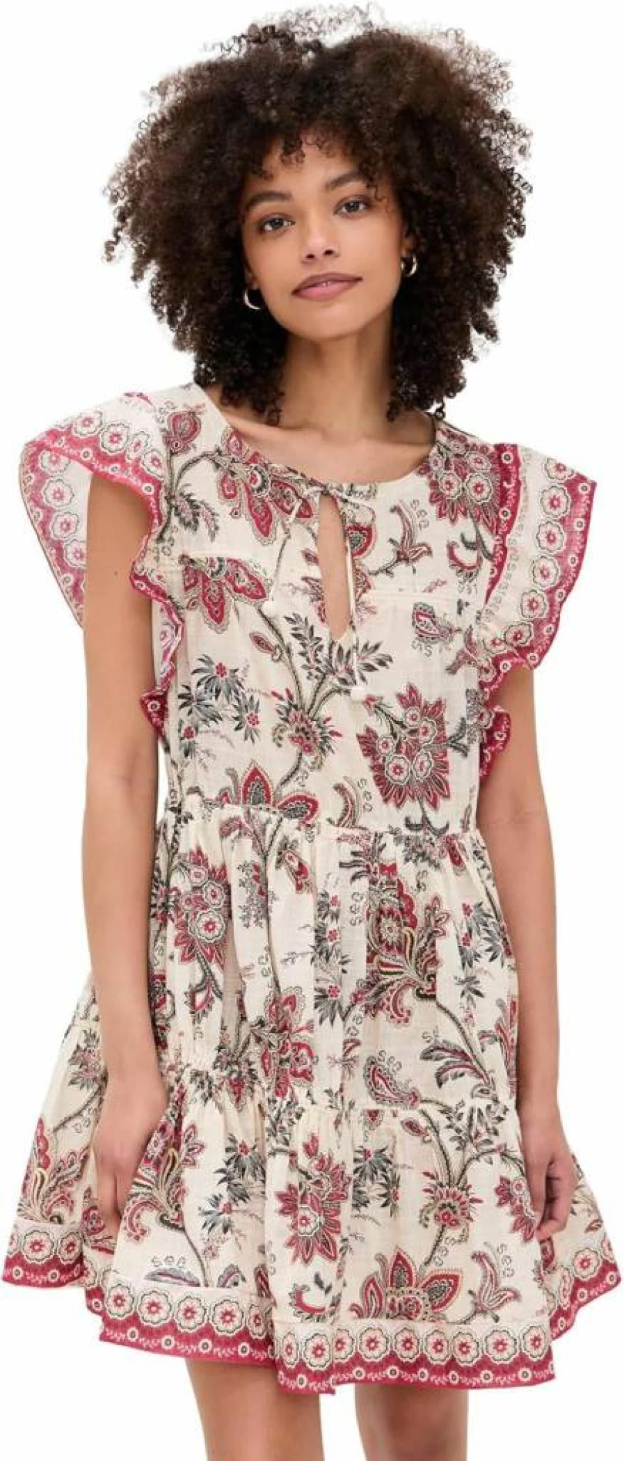 Sea Women's Cassandra Floral Print Tunic Dress - Summer Boho Beach Cover Up