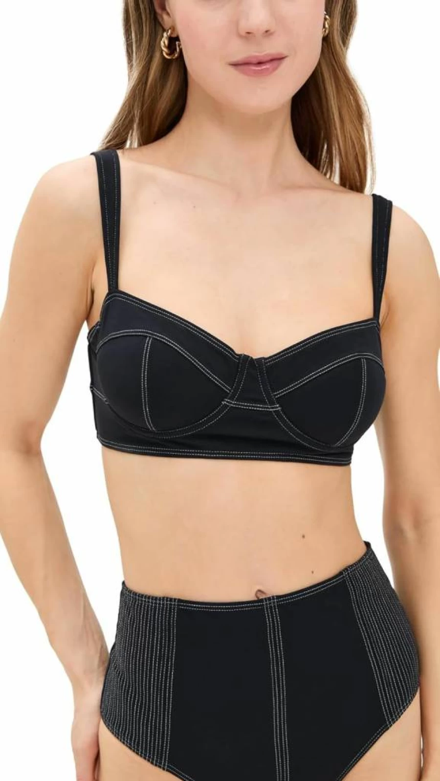 Ulla Johnson Women's Ravello Bikini Top - Floral Print Swimwear for Women