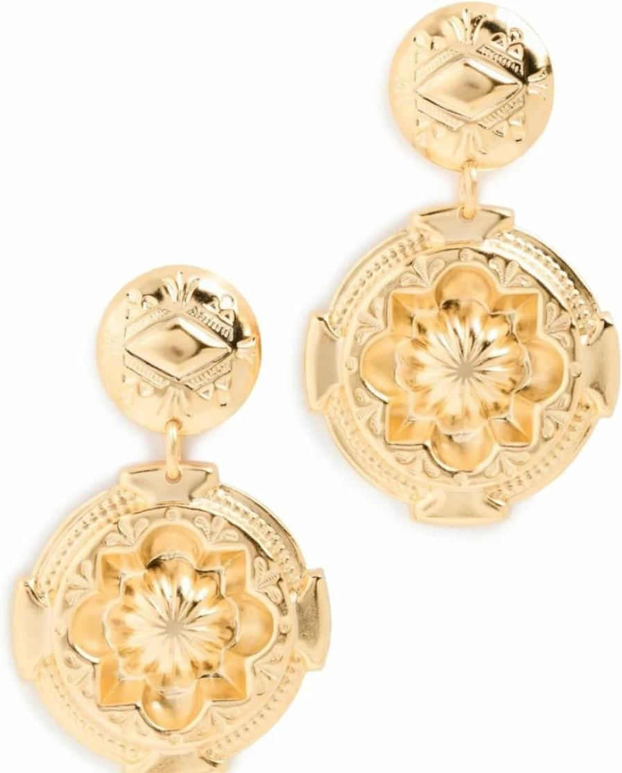 Elizabeth Cole Ariella Women's Stud Earrings - Elegant Gold Hoop Earrings for Women