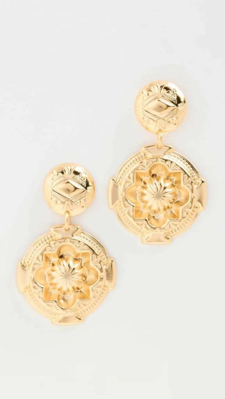 Elizabeth Cole Ariella Women's Stud Earrings - Elegant Gold Hoop Earrings for Women