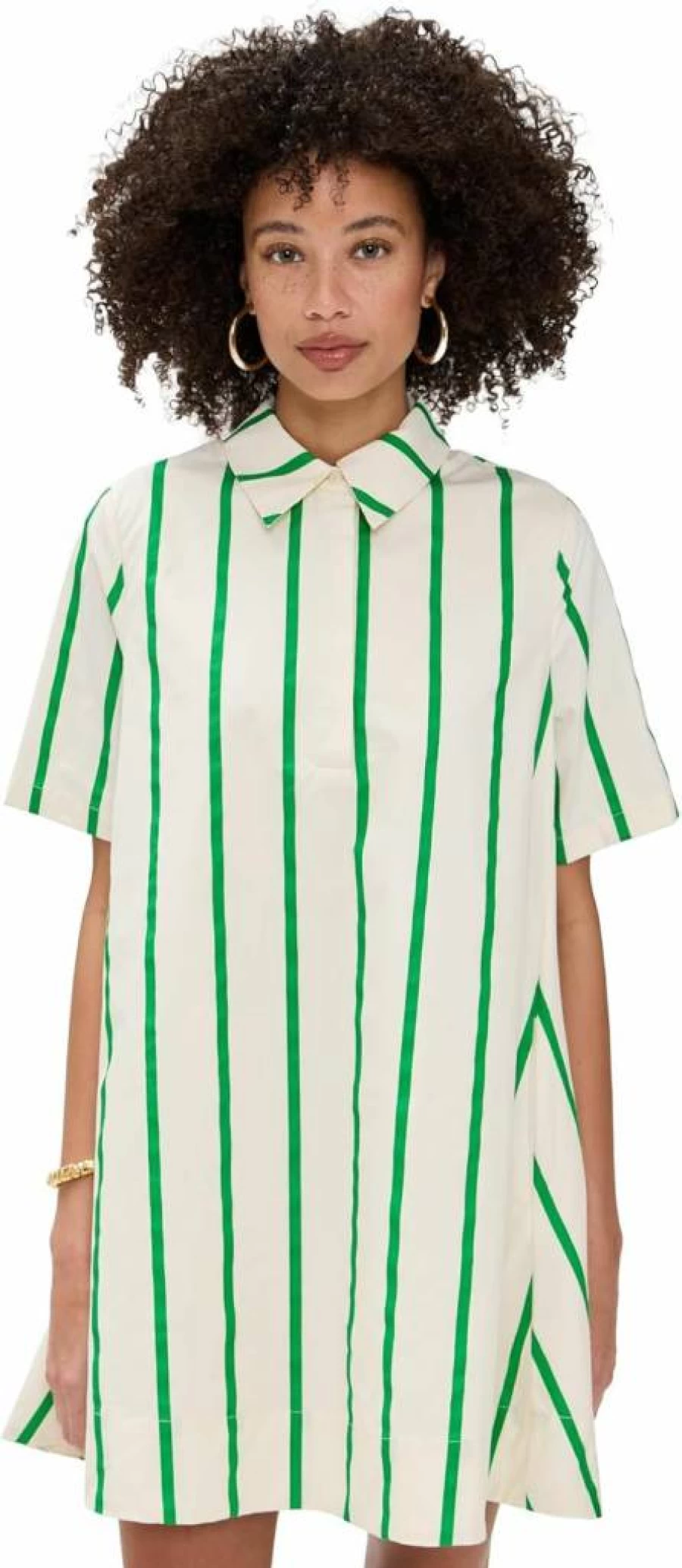 English Factory Women's Striped Mini Kaftan Dress - Summer Boho Chic Style
