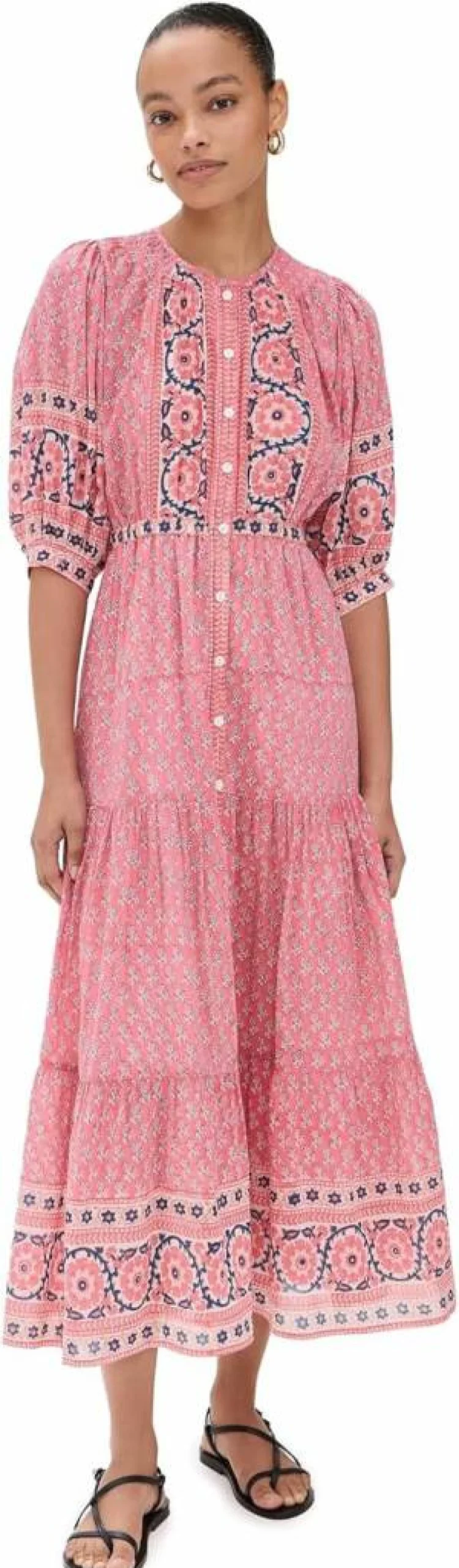 BELL Women's Rosie Floral Maxi Dress - Elegant Long Summer Casual Boho Chic Style