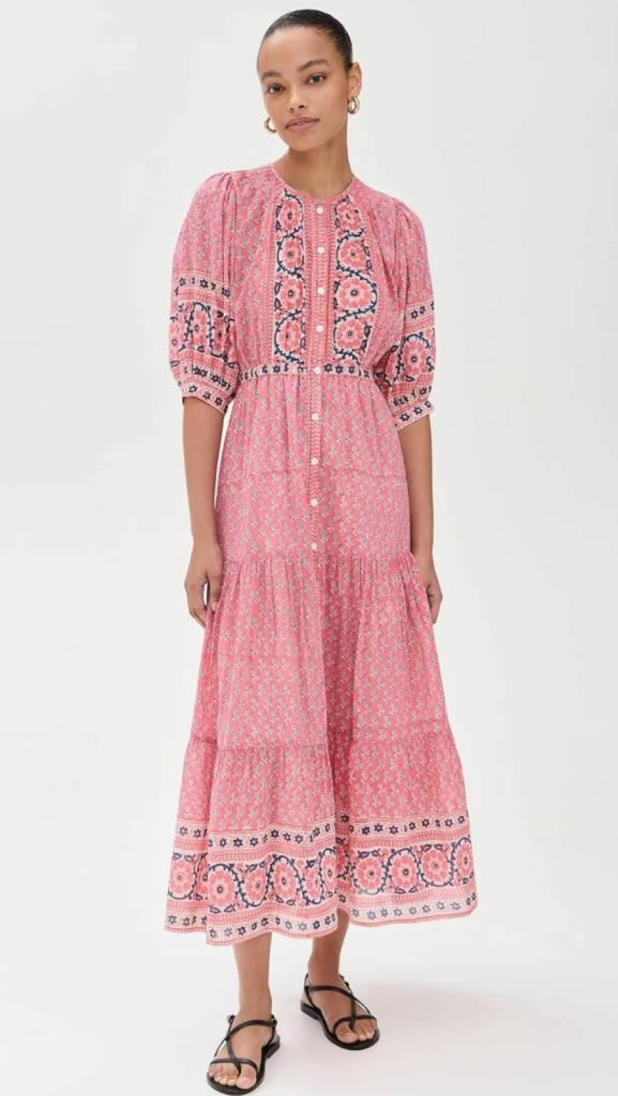 BELL Women's Rosie Floral Maxi Dress - Elegant Long Summer Casual Boho Chic Style