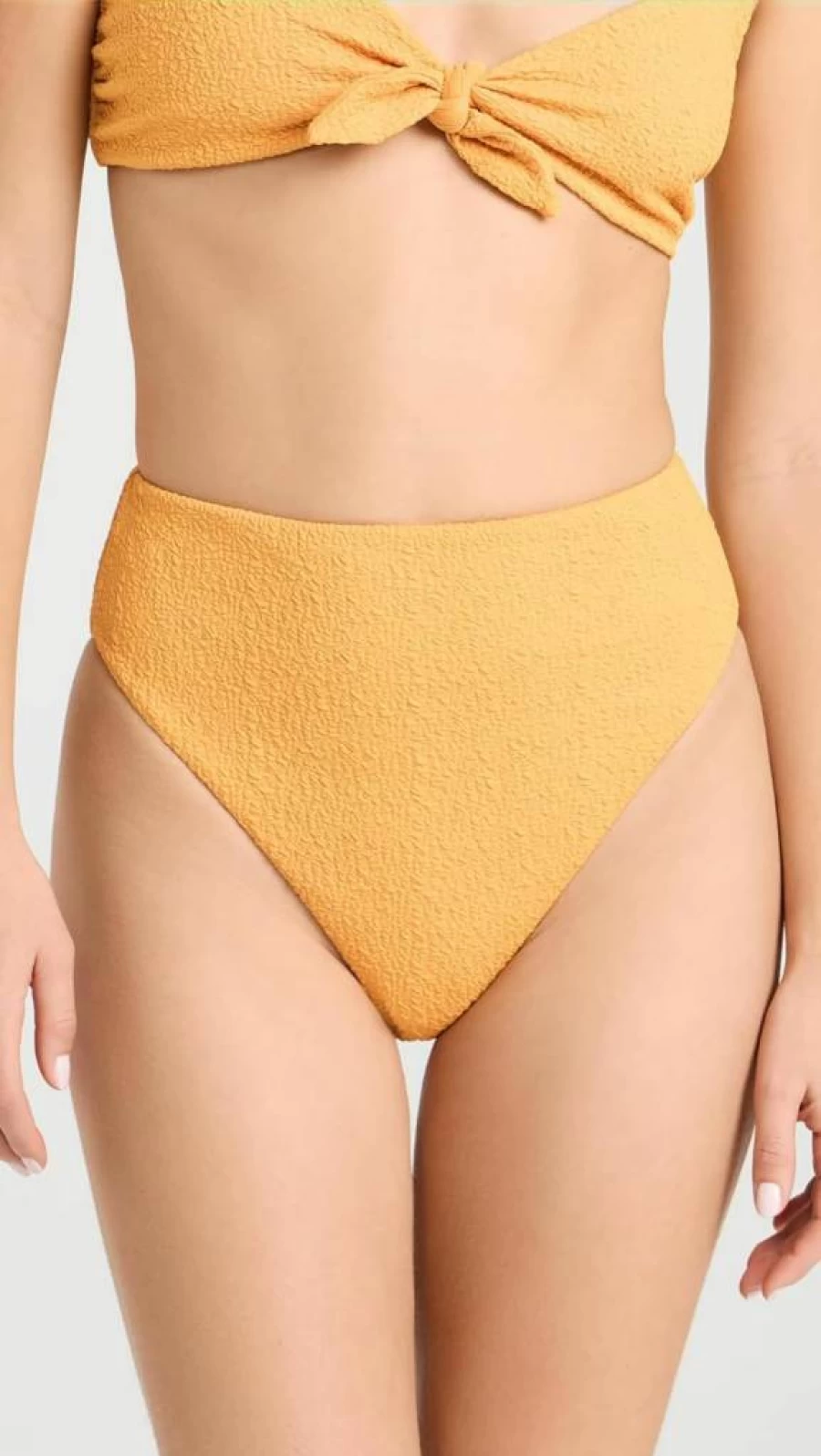 Mara Hoffman Women's Imina Bikini Bottoms | High-Waisted Swimwear | Premium Swim Bottom