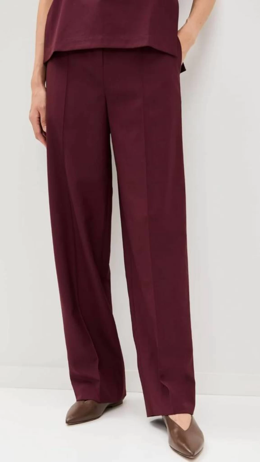 FAITHFULL THE BRAND Women's Emilie High-Waisted Linen Trousers - Boho Chic Wide Leg Pants for Summer