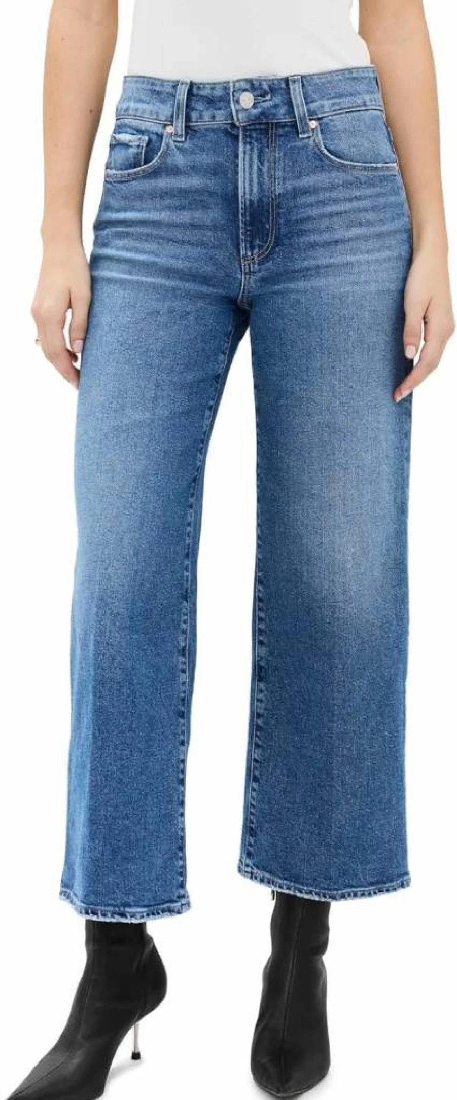 PAIGE Women's Sasha High-Rise Ankle Jeans - Slim Fit Stretch Denim for Women