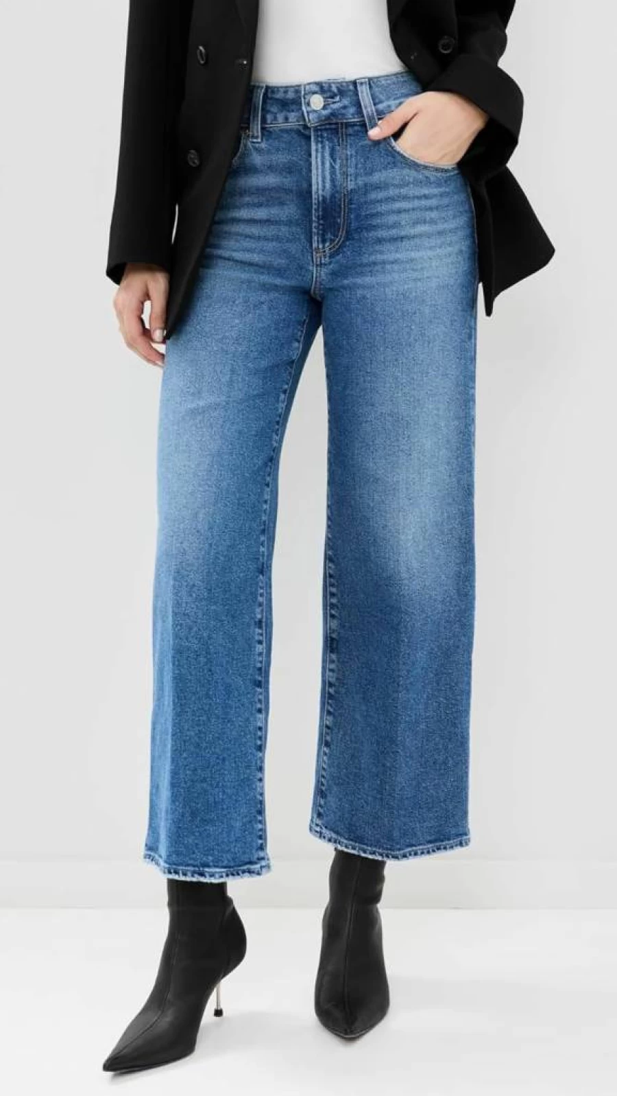 PAIGE Women's Sasha High-Rise Ankle Jeans - Slim Fit Stretch Denim for Women