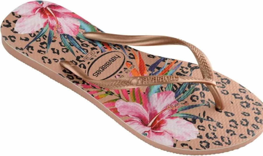 Havaianas Women's Slim Flip Flops - Lightweight Comfortable Summer Sandals