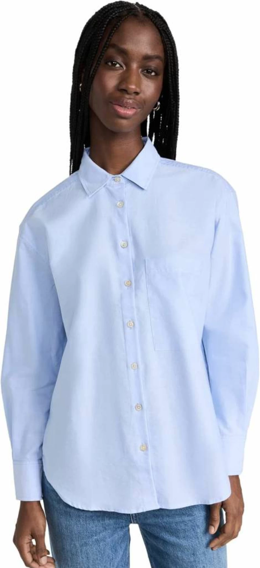 AYR Women's The Deep End Button Down Shirt - Stylish Casual Women's Top