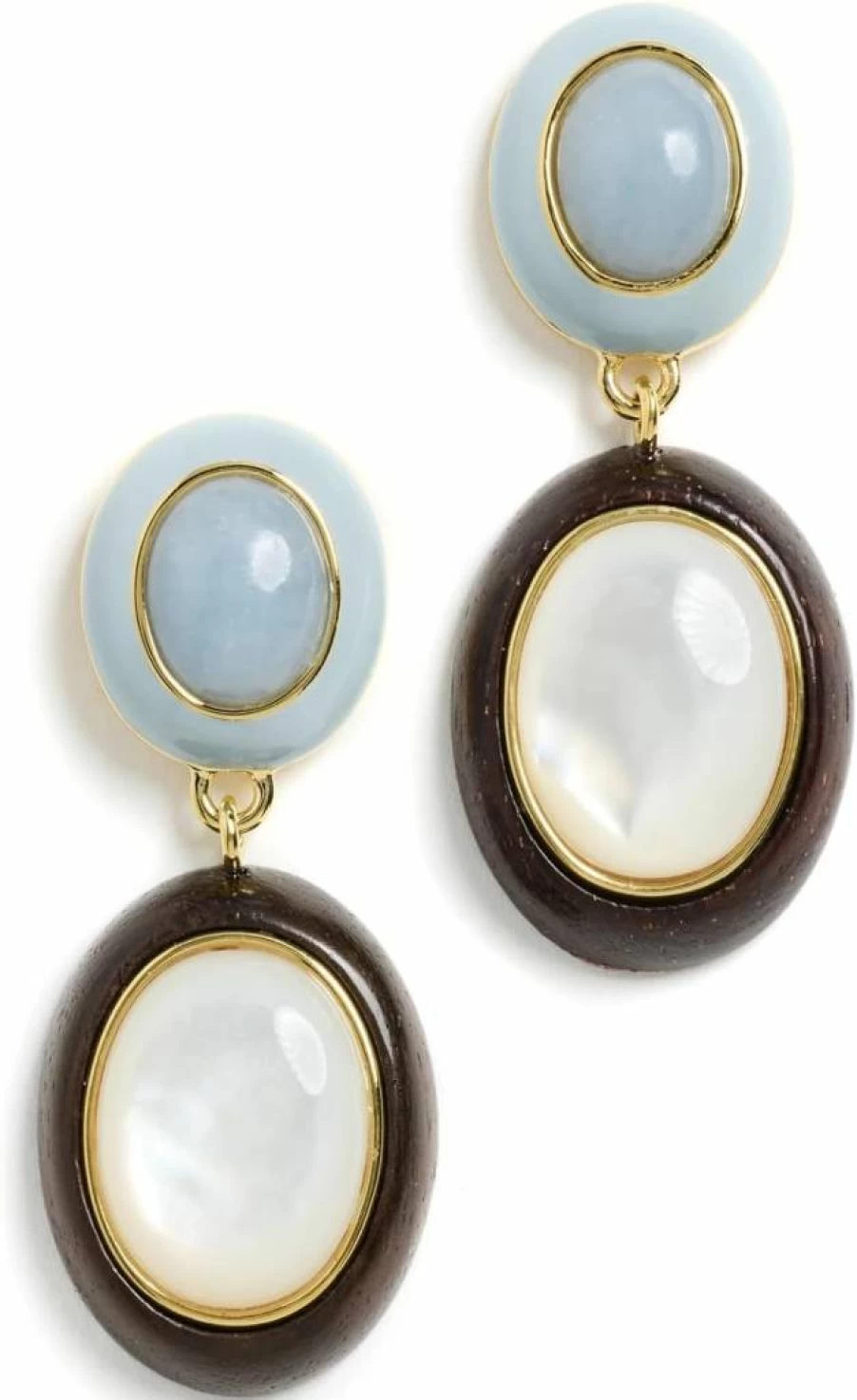 Lizzie Fortunato Umi Drop Earrings for Women - Handcrafted Bohemian Dangle Earrings