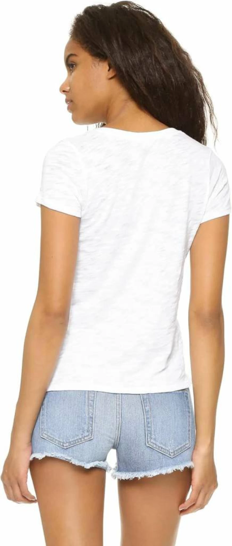 Anthony Thomas Melillo Women's Schoolboy V-Neck Tee - Casual Comfort Fit Top