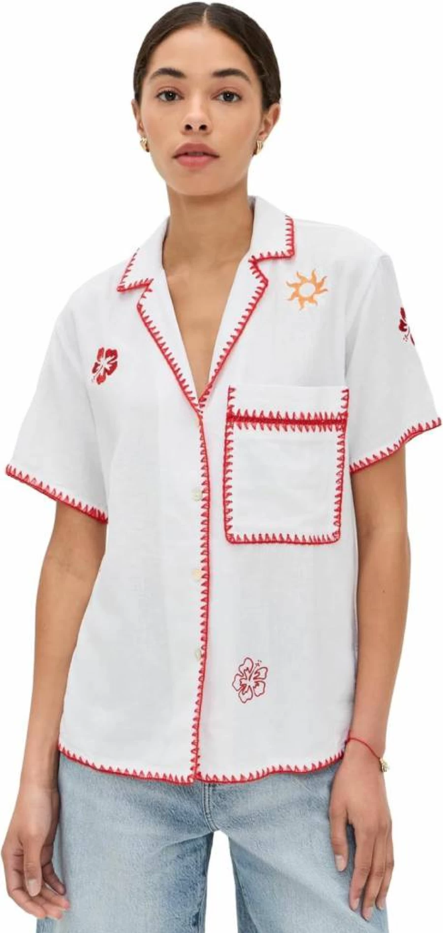 Rails Women's Island Top - Stylish Casual Blouse for Summer Beach Outfits