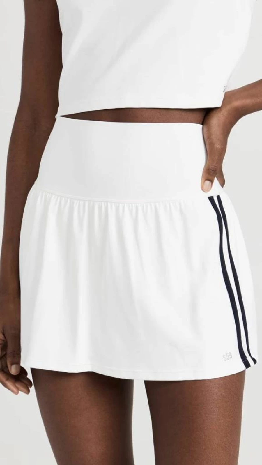 SPLITS59 Women's High Waist Airweight Skort for Running & Tennis – Lightweight Athletic Short Skirt