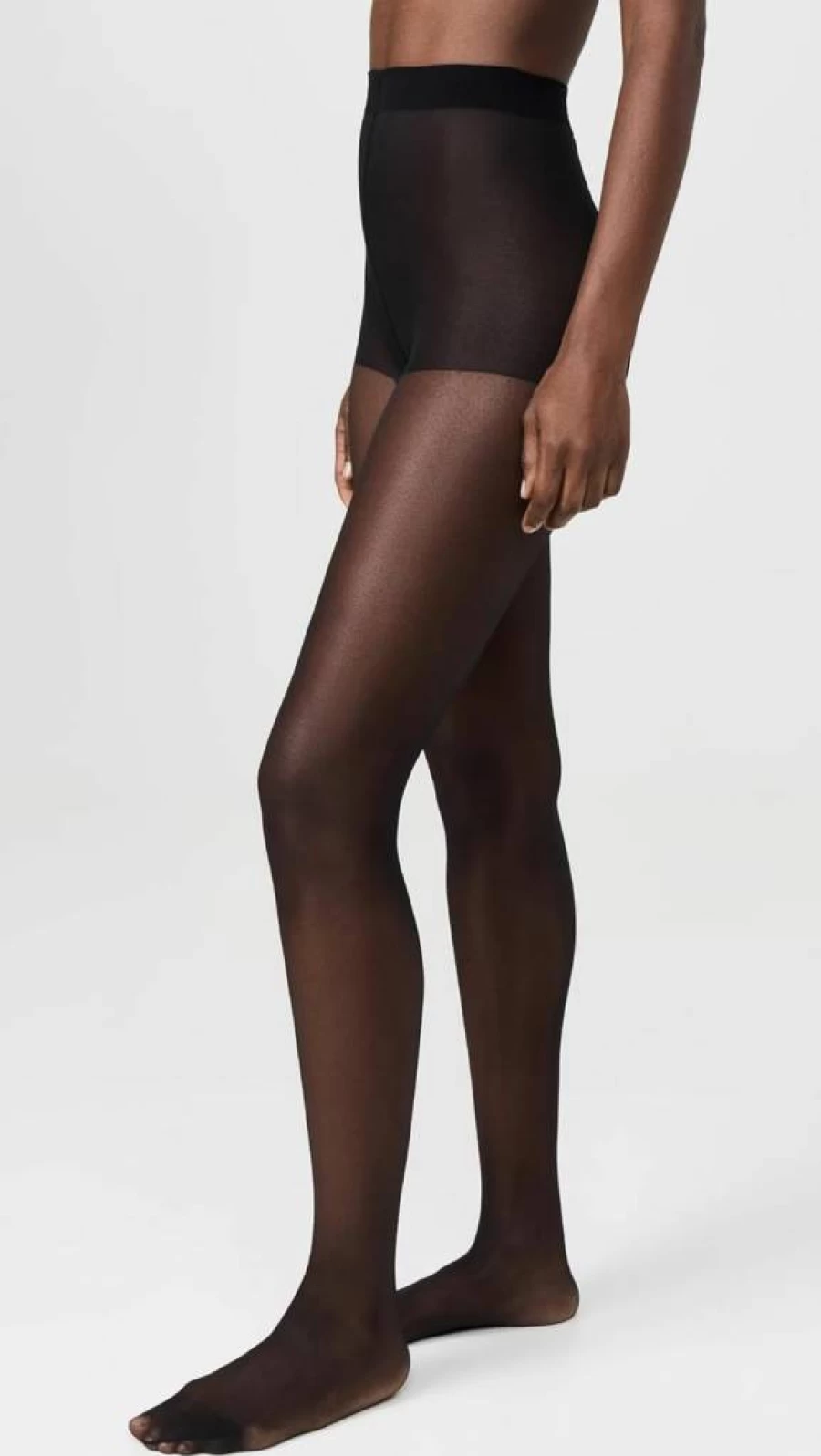 STEMS Women's Crystal Embellished Seam Back Sheer Tights - Elegant & Shiny Hosiery