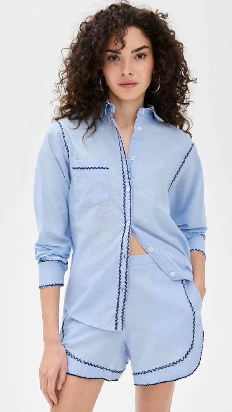 MILLE Women's Julien Top - Stylish Casual Blouse for Everyday Wear