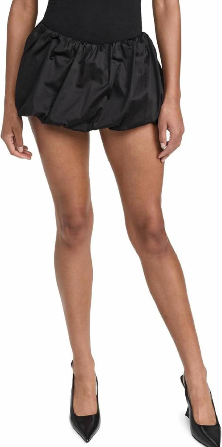 Miaou Women's Grace Flowy Midi Skirt - Elegant High Waist A-Line Summer Skirt