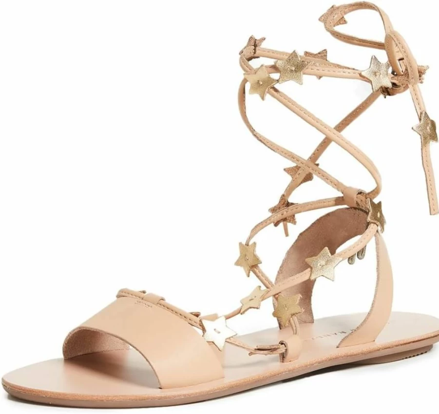 Loeffler Randall Women's Starla Ankle Wrap Sandals | Elegant Strappy Heeled Summer Shoes