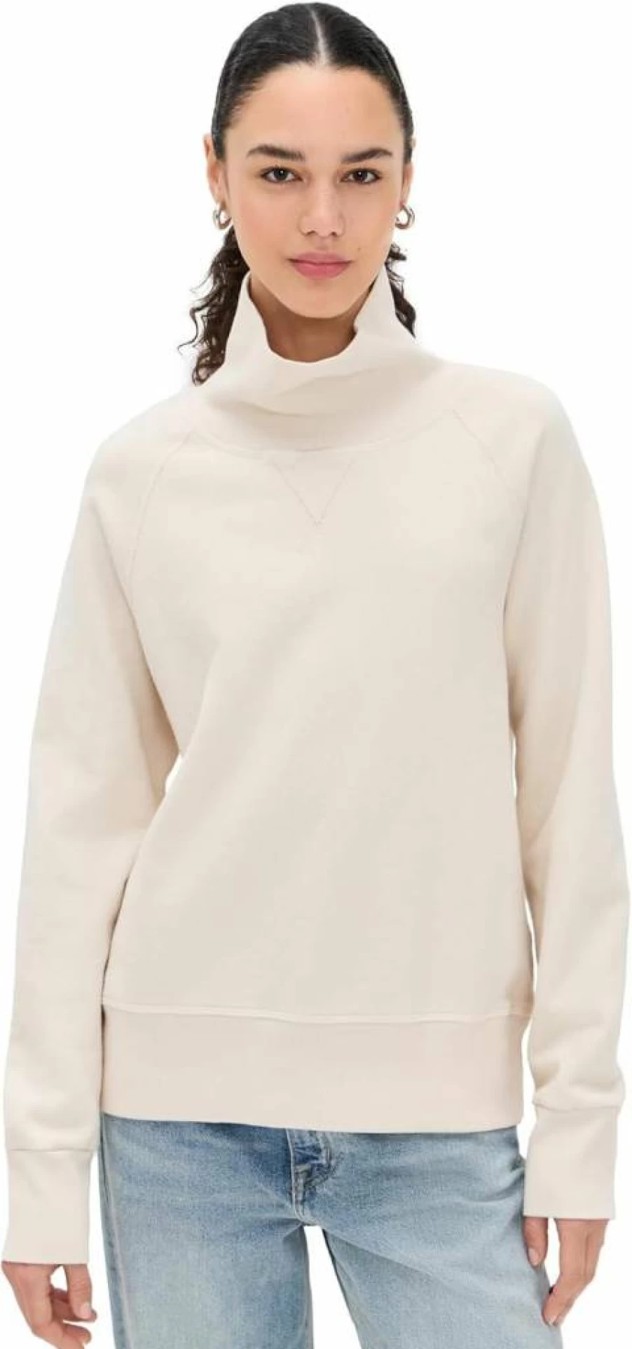 PerfectWhiteTee Women's Faris Oversized Turtleneck Sweater - Soft Winter Pullover for Women