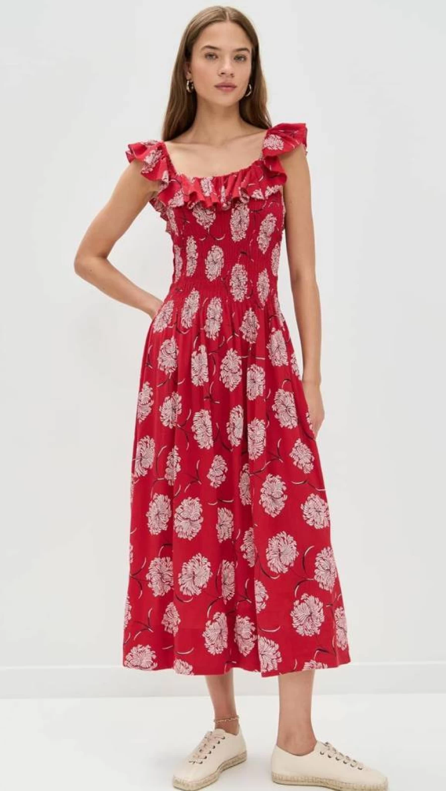 THE GREAT Women's Havana Dress - Classic Floral Summer Dress