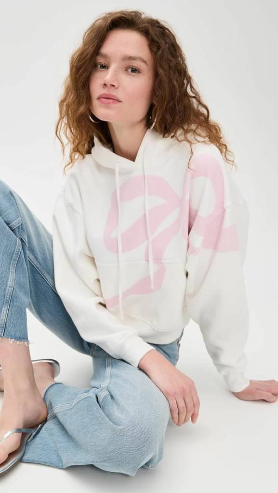 LOVESHACKFANCY Women's Brunella Hoodie - Stylish Pullover Sweatshirt for Women